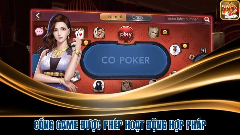 Cổng game luôn được cấp phép hoạt động 